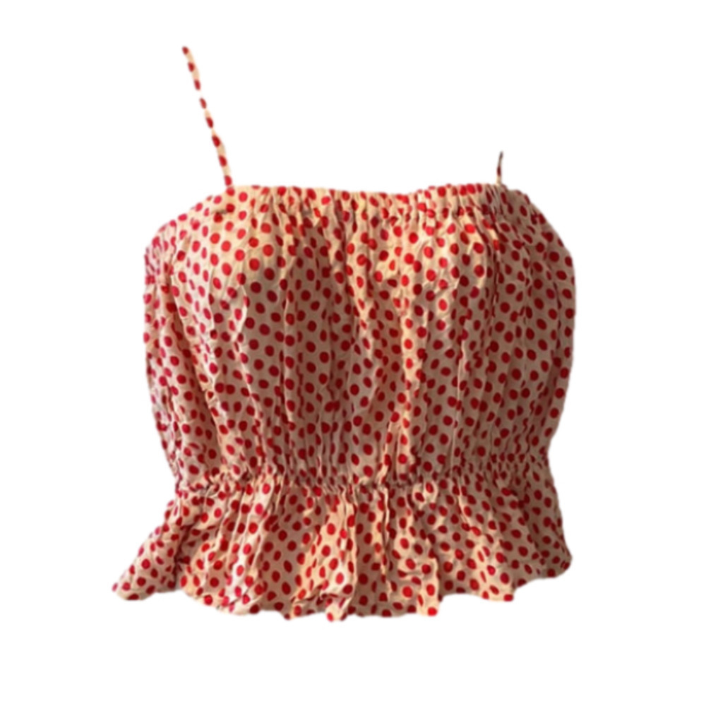 Forever 21  Pink Polka Dot Tank Top (Small)